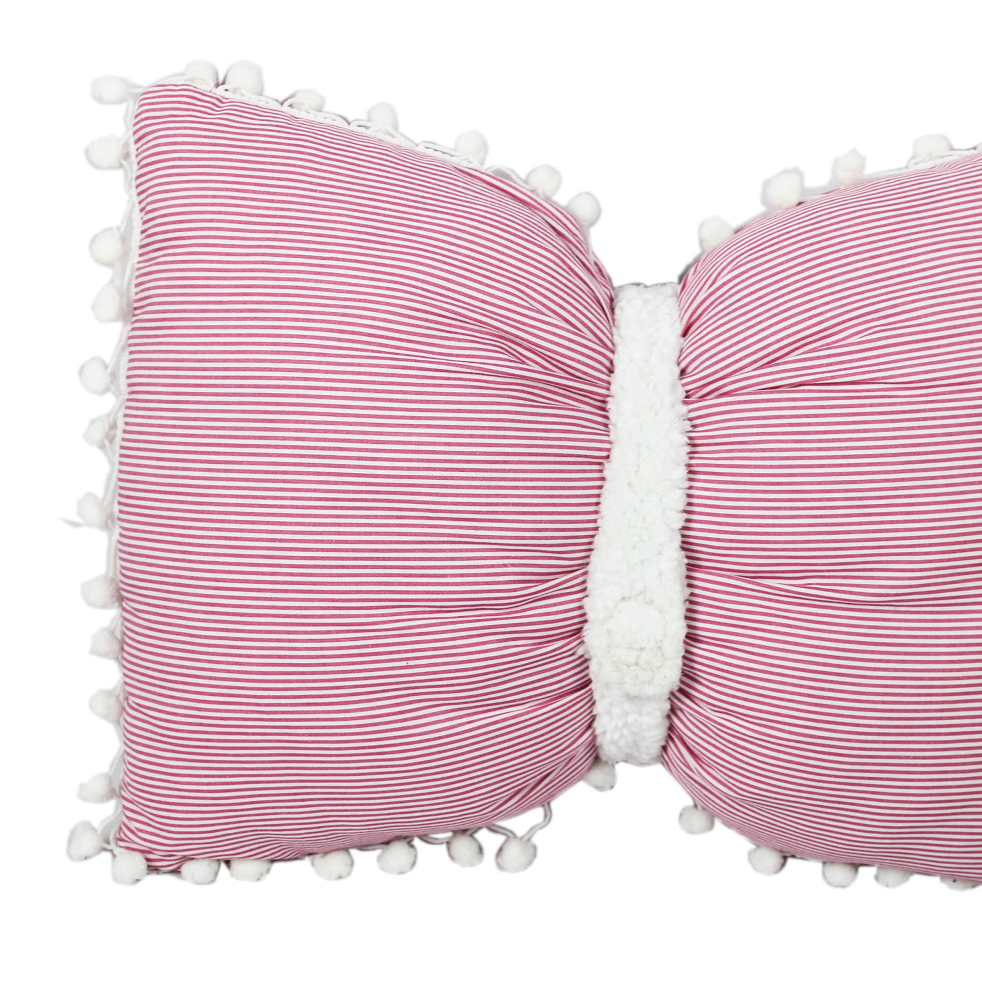 Pink & White Cushion